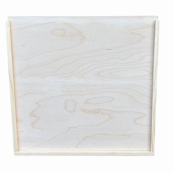 Pie/Cake Box/Tin/Storage Container/Trinket Box “Made In Texas” Square Dining New - Picture 2 of 7